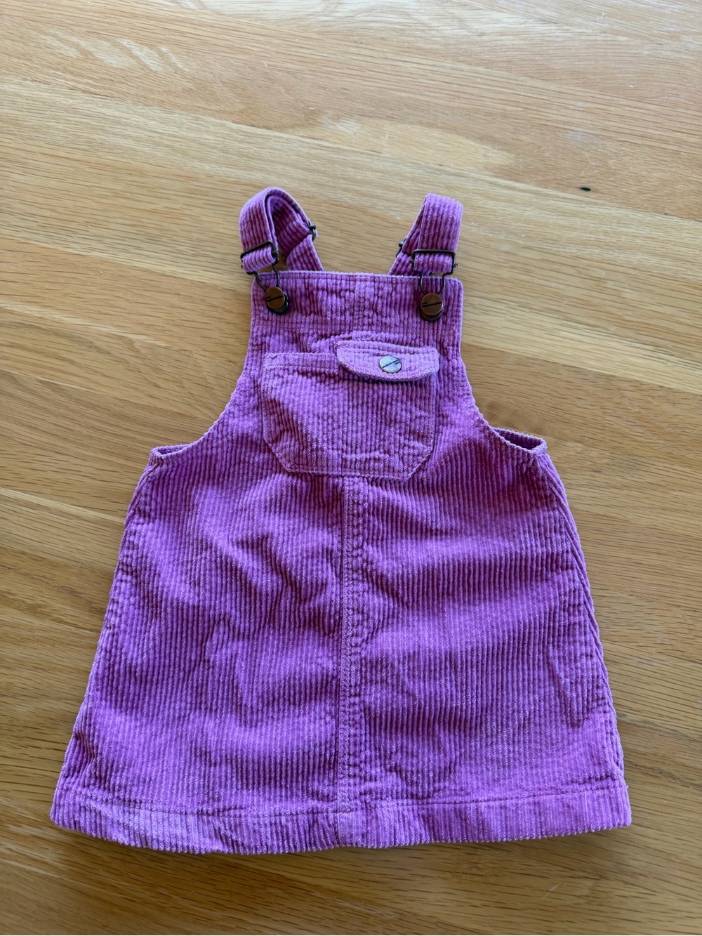 Zara Purple Corduroy Pinafore Overall Dress